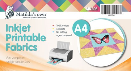 Punch with Judy > Inkjet Printable Fabrics by Matilda's Own